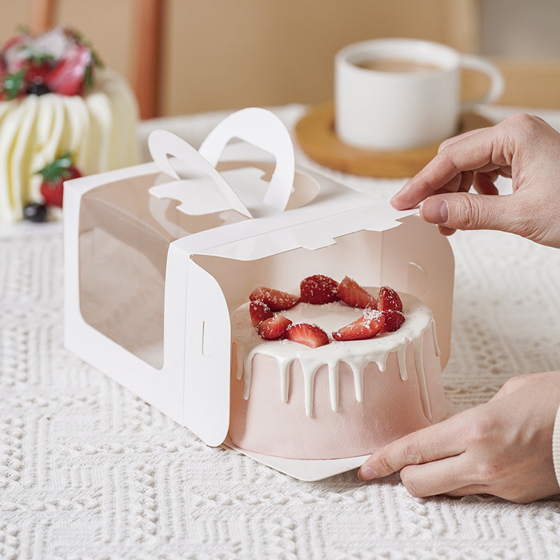 Wedding Supply.Box - 10 stuks taartdoos met helder venster