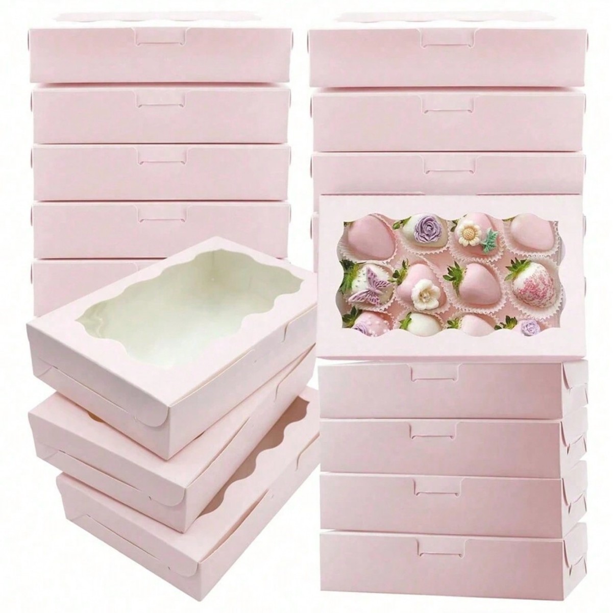 Wedding Supply.Box - 10/30/50 Stuks Kraftpapier Cake Snoep Dozen