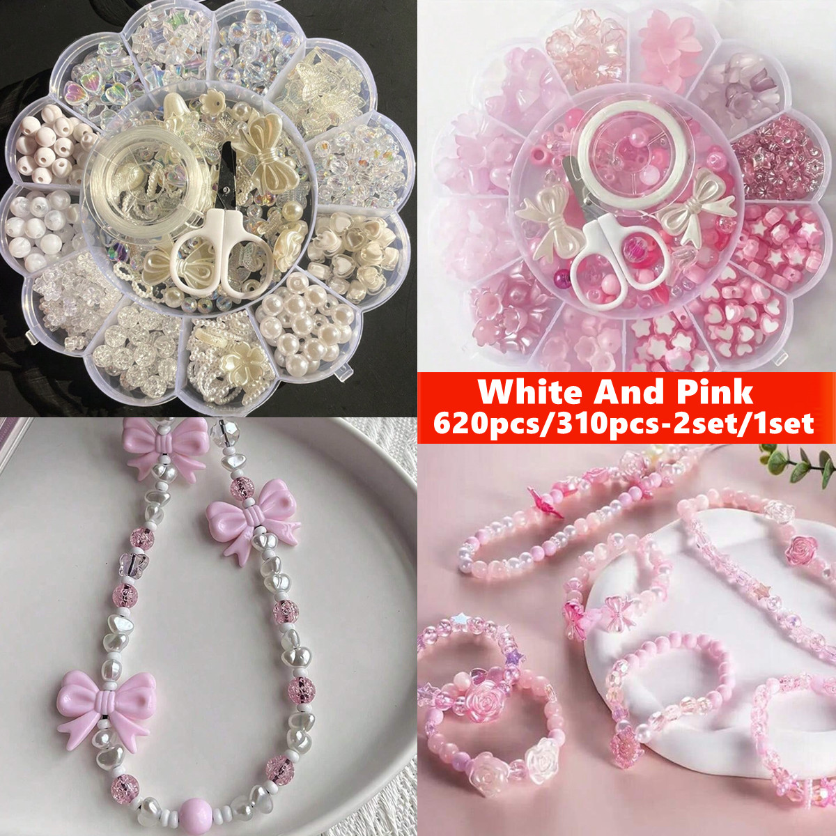 Wedding Packaging - 2Set/1Set 13 Grids Acryl Bloem Boxed