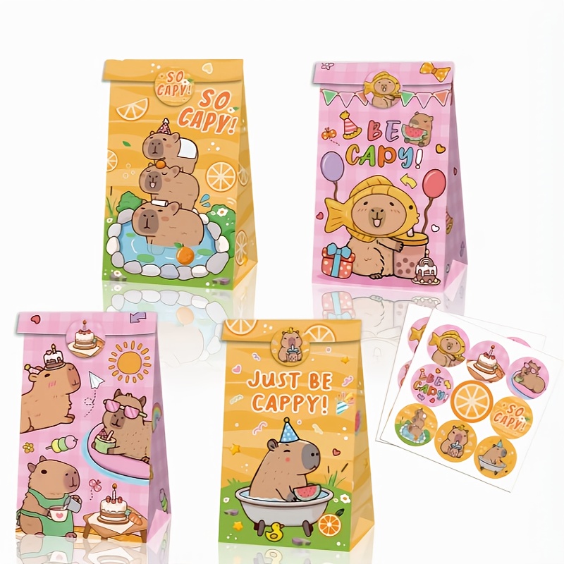 Wedding Supply.Box - 12/24/48pcs Capybara Snoep Zakken Verjaardagsfeestje Levert