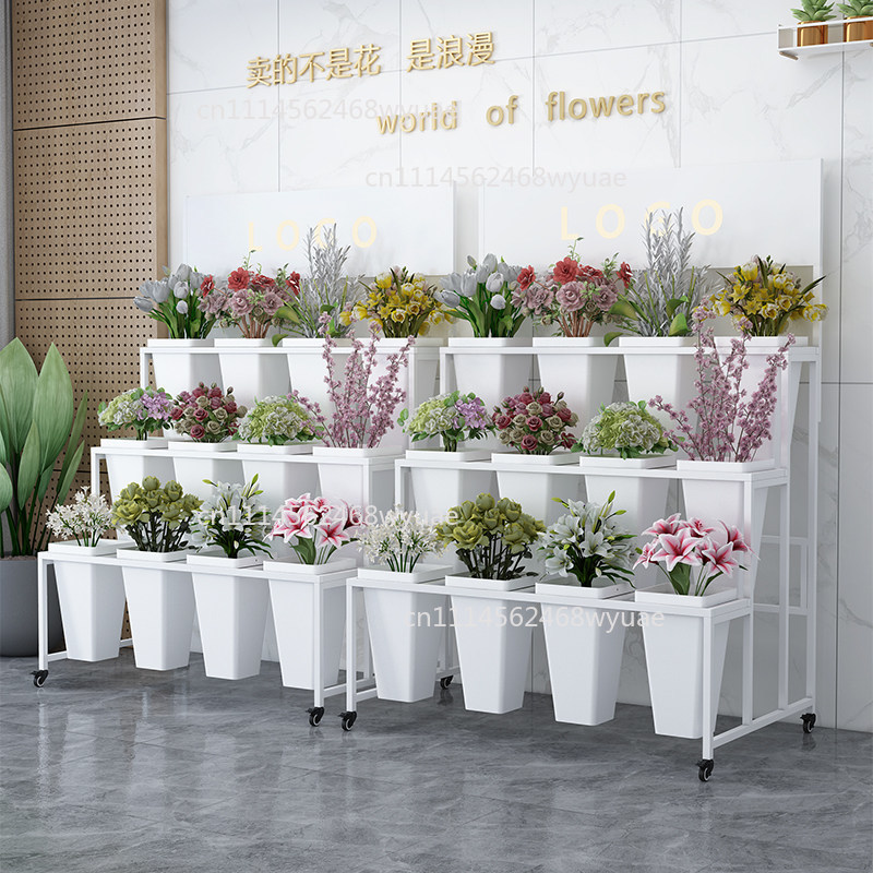 Wedding Solution - Mobiele displayoplossing: Smeedijzeren meerlaagse standaard voor