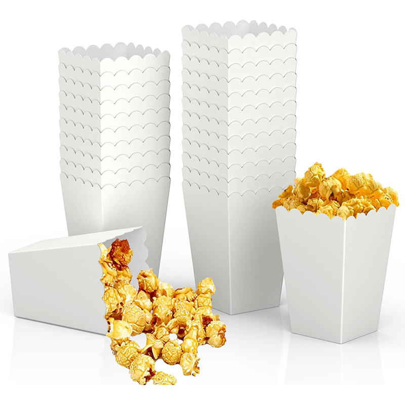 Wedding Supply.Box - 12 stuks papier snoep kartonnen popcorn
