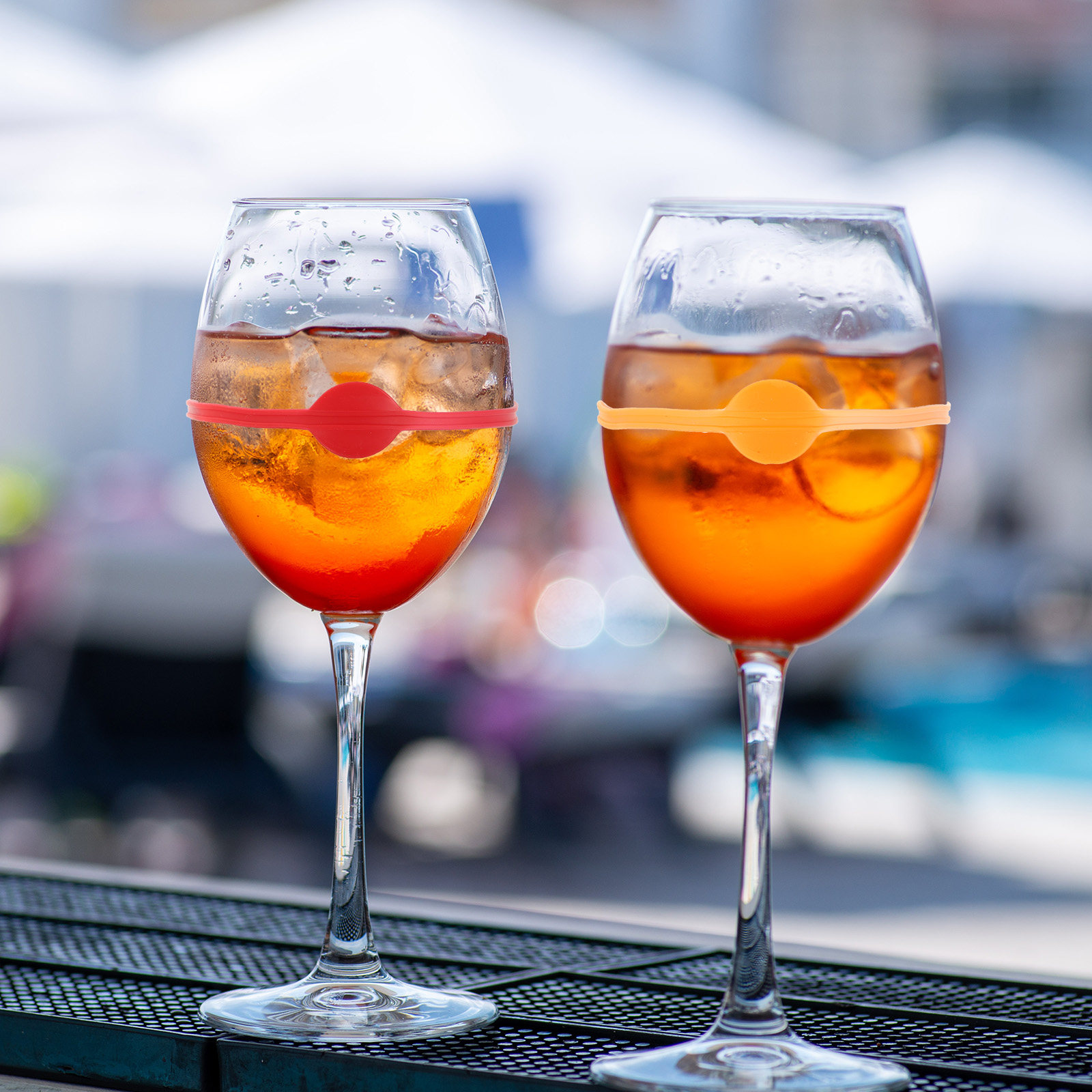 Wedding Solution - 24 stuks niet-giftige siliconen drinkmarkeringen voor