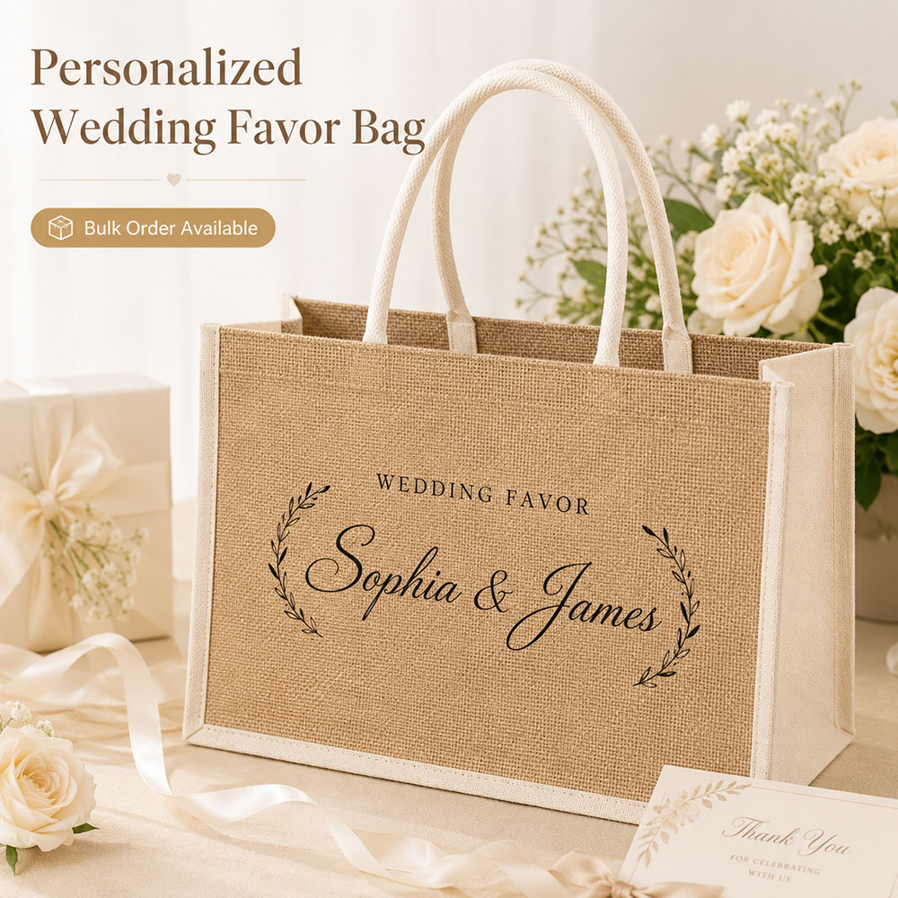 Wedding Supply In Bulk - Op maat gemaakte bruiloft cadeau tas