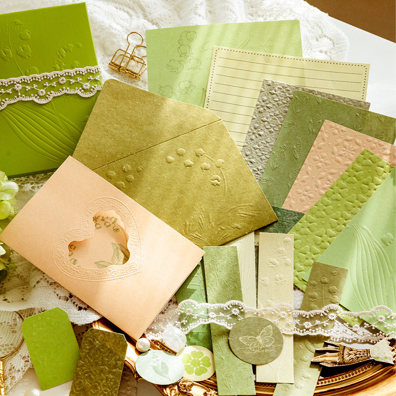 Suit Supply Wedding Party - 20 Stuks Vintage Embossment Getextureerd Papier