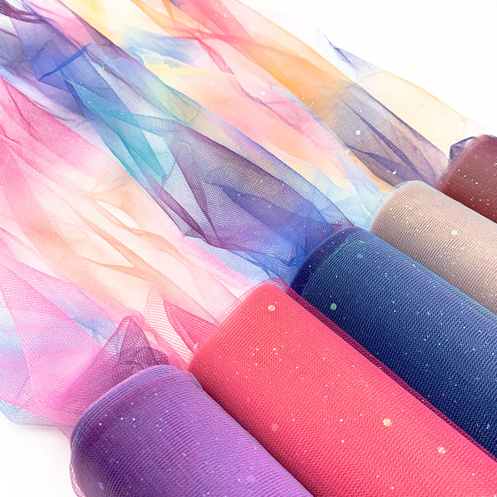 10Yards Rainbow Glitter Tule R - Table Runner Sequin recensie en prijs