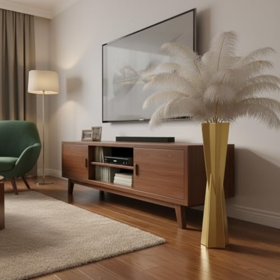 Stervormige gouden vloer vaas, - Centerpiece Vase Tall recensie en prijs