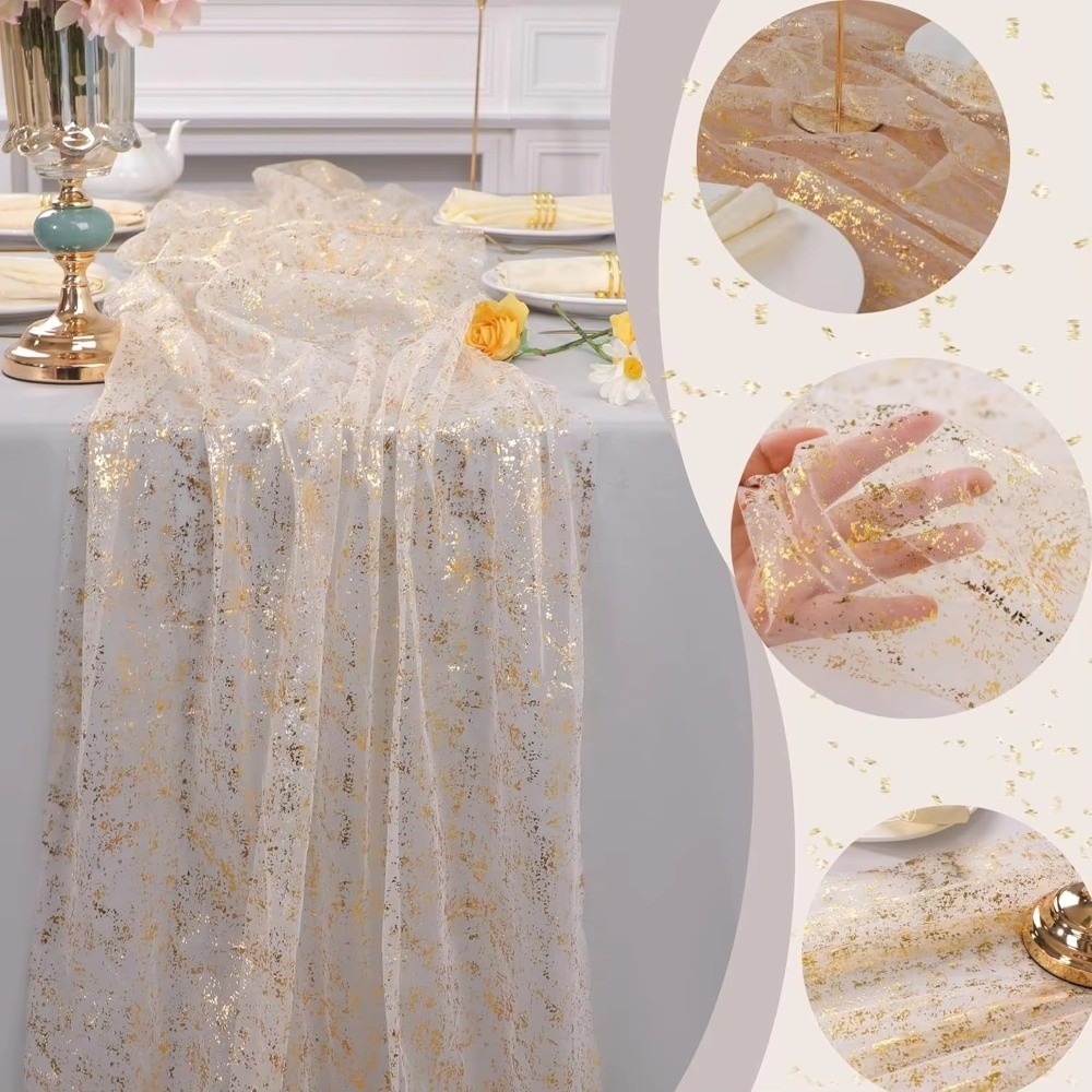 Gouden pailletten glitter hete - Table Runner Sequin recensie en prijs