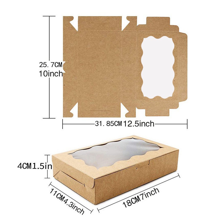 10/30/50 Stuks Kraftpapier Cak - Wedding Supply.Box recensie en prijs