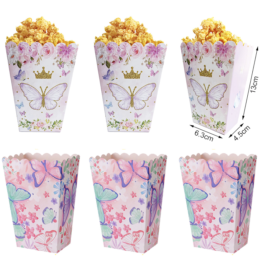 6/12/24/30pcs Vlinder Popcorn  - Wedding Supply.Box recensie en prijs