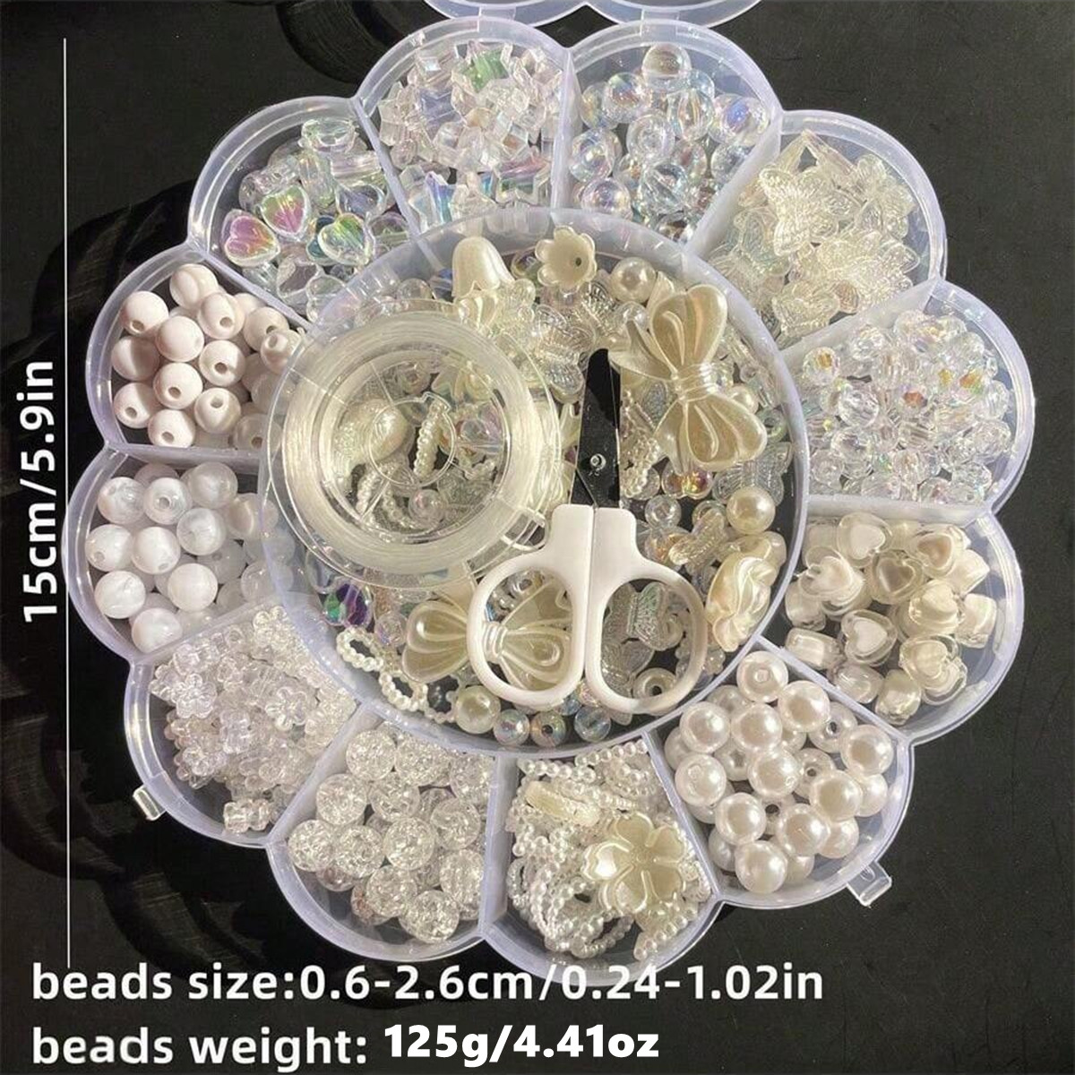 2Set/1Set 13 Grids Acryl Bloem - Wedding Packaging recensie en prijs