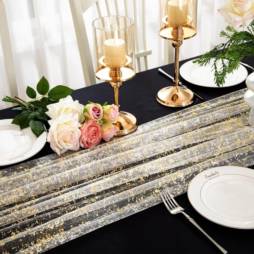 Decoratieve tafelloper van met - Table Runner Sequin recensie en prijs