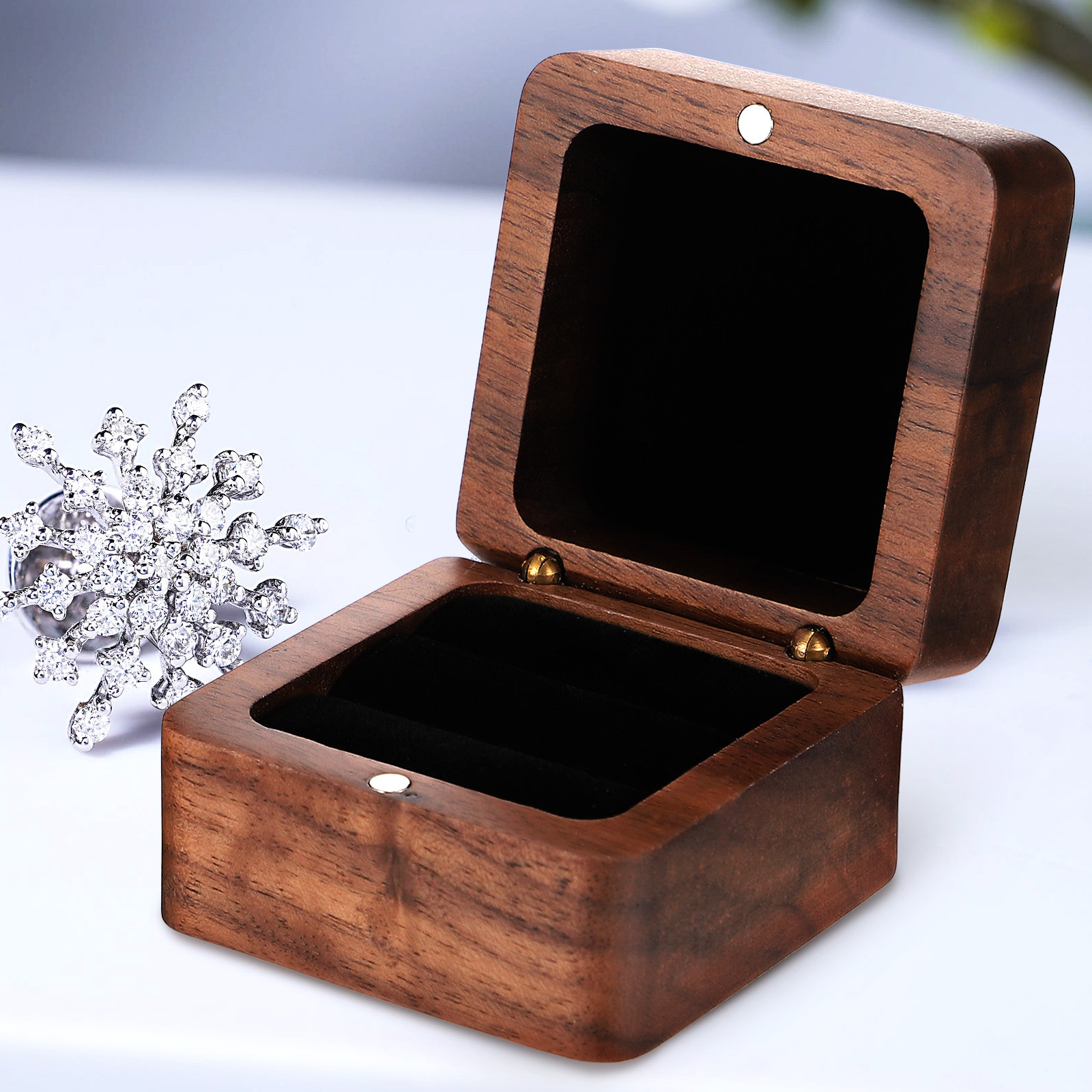 Luxe houten ringendoos, een ve - Wedding Solution recensie en prijs