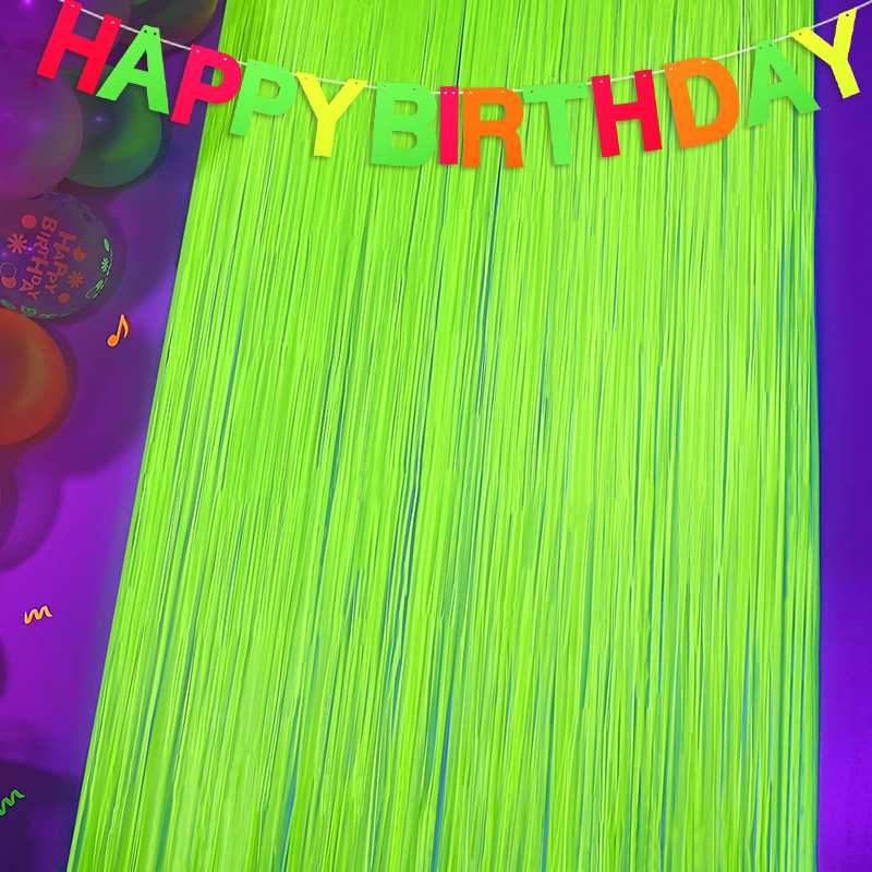 Glow Party Neon Folie Fringe G - Wedding Backdrop Curtain recensie en prijs