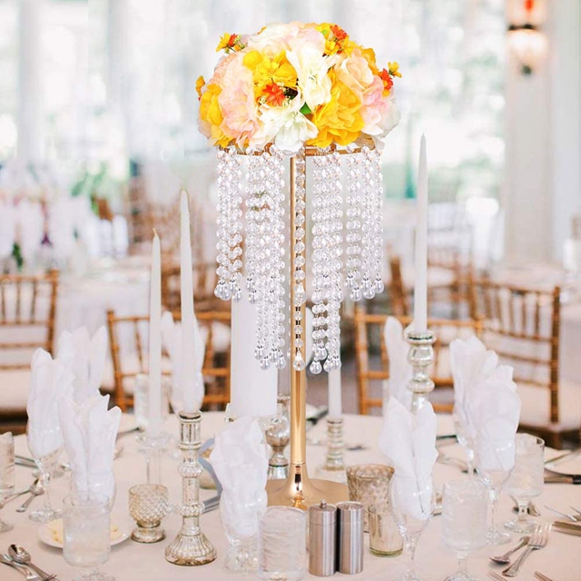 12 stuks luxe kristallen bloem - Centerpiece Vase Tall recensie en prijs